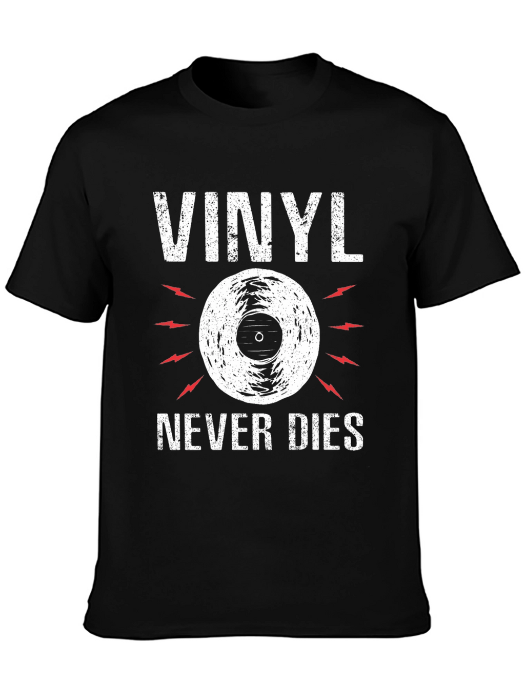 Vinyl Never Dies Graphic T-Shirt