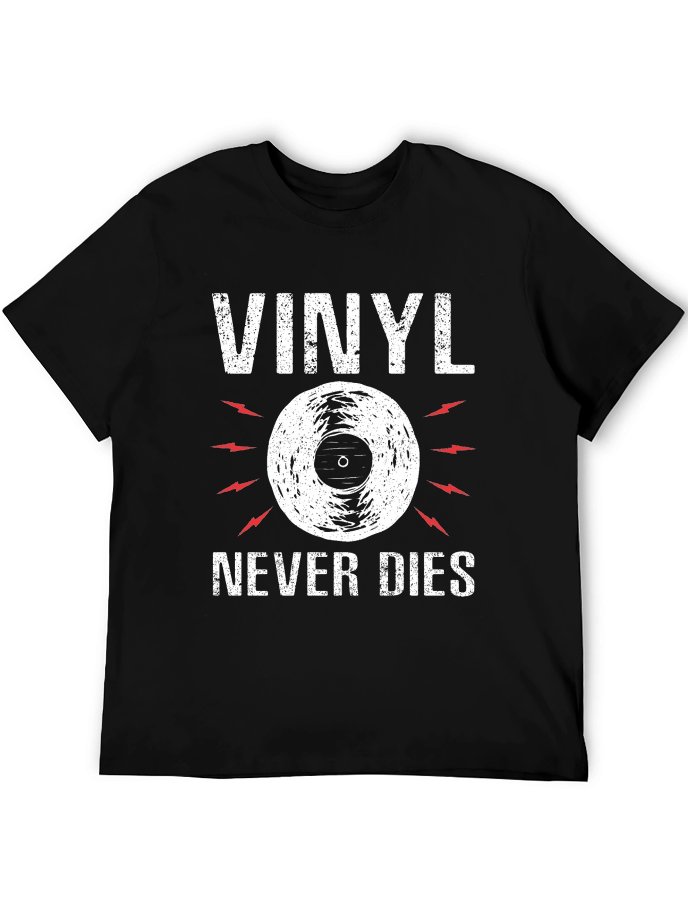 Vinyl Never Dies Graphic T-Shirt