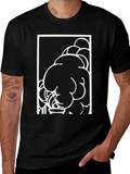 Abstract Black T-Shirt
