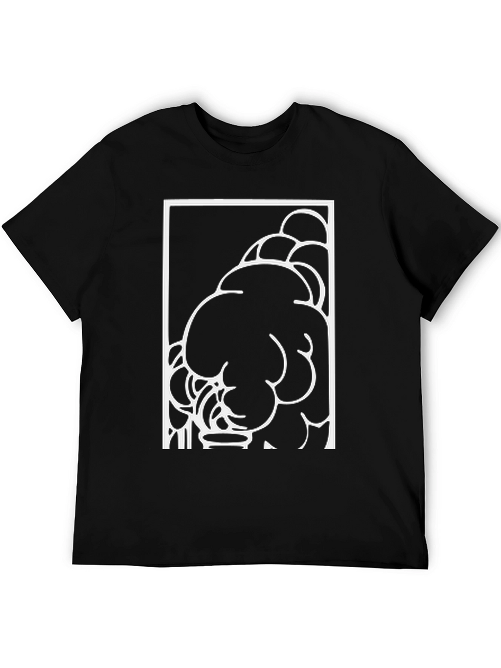 Abstract Black T-Shirt