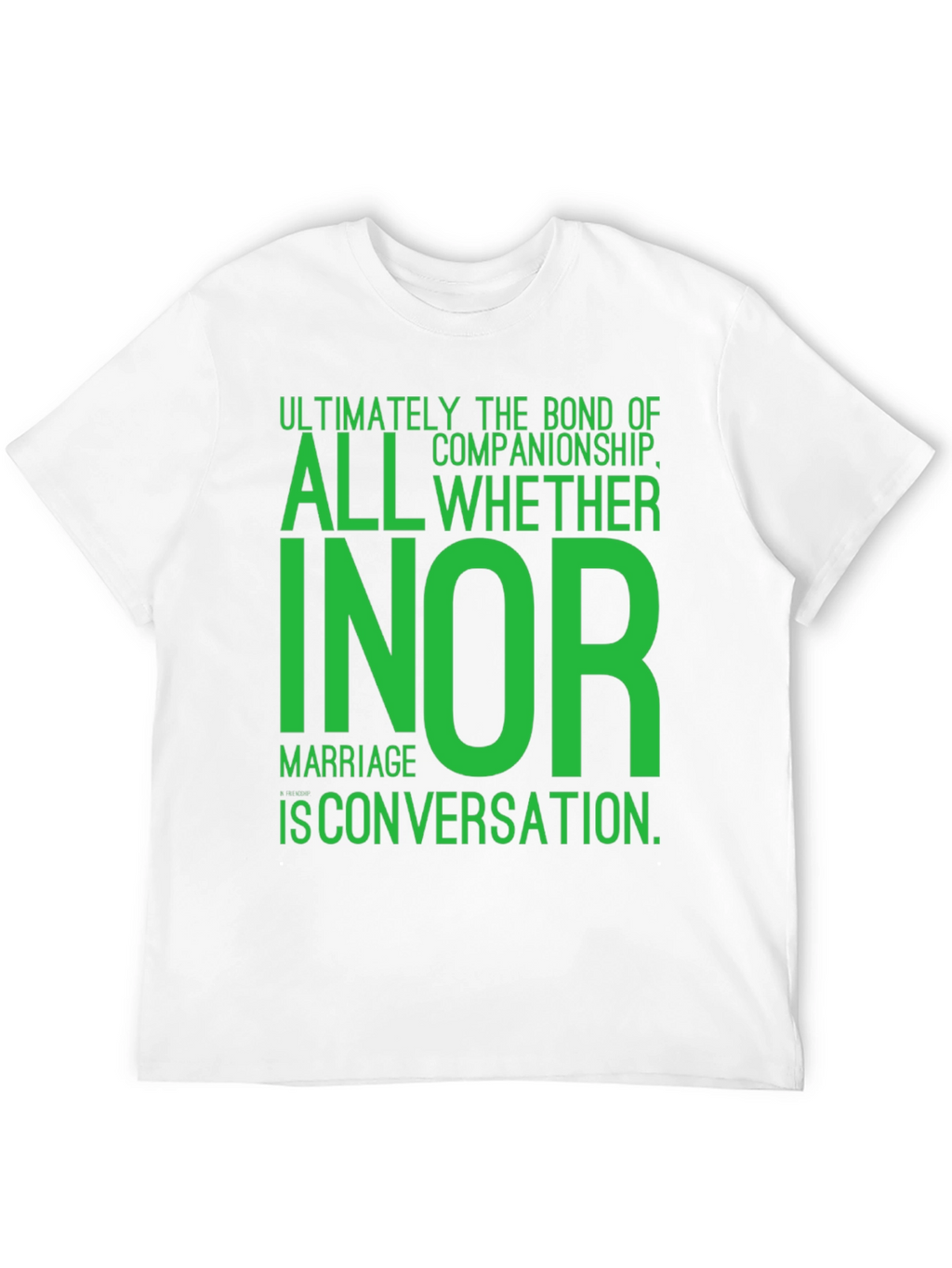 Humorous In or Marriage Graphic Tee