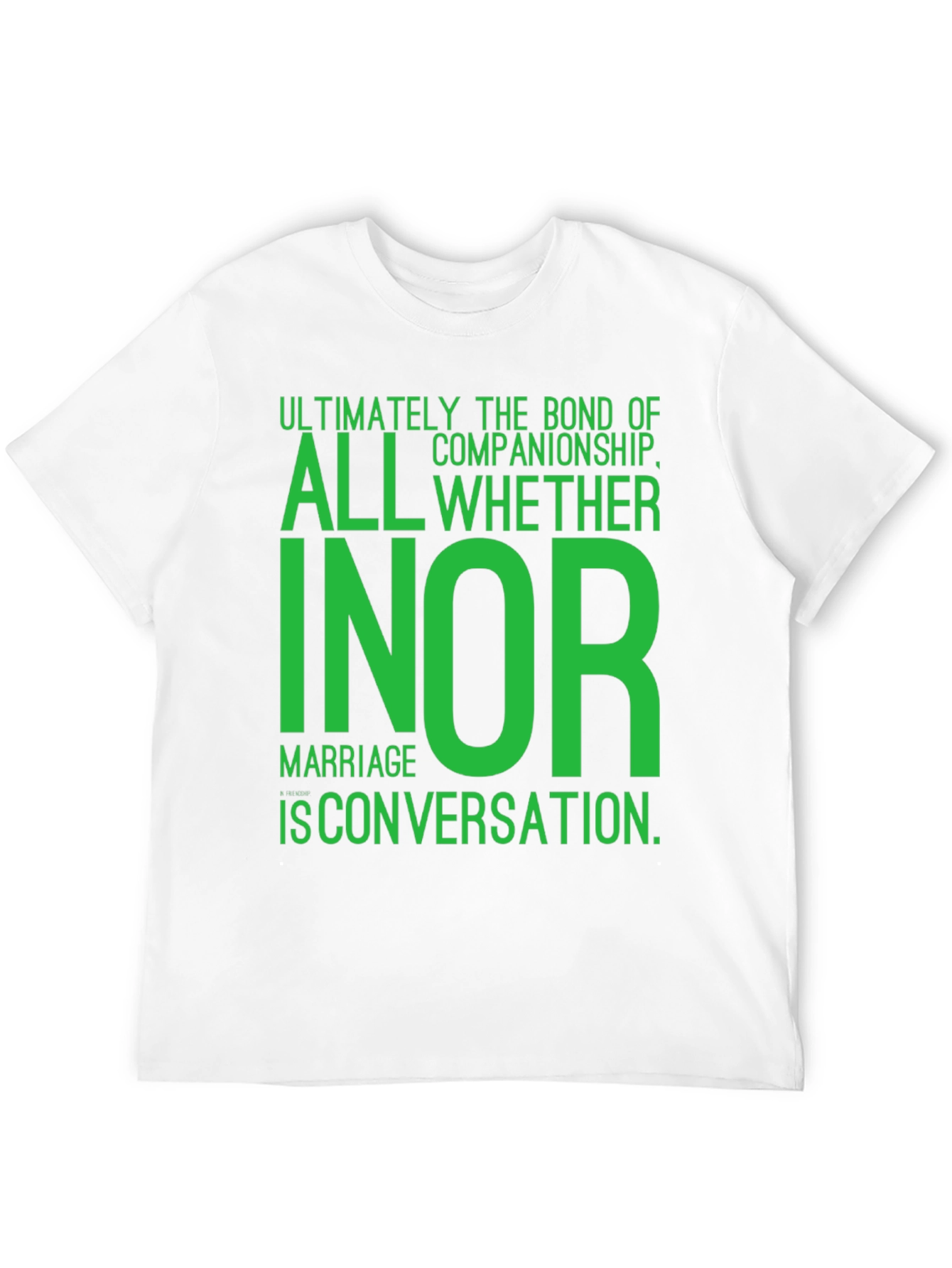 Humorous In or Marriage Graphic Tee