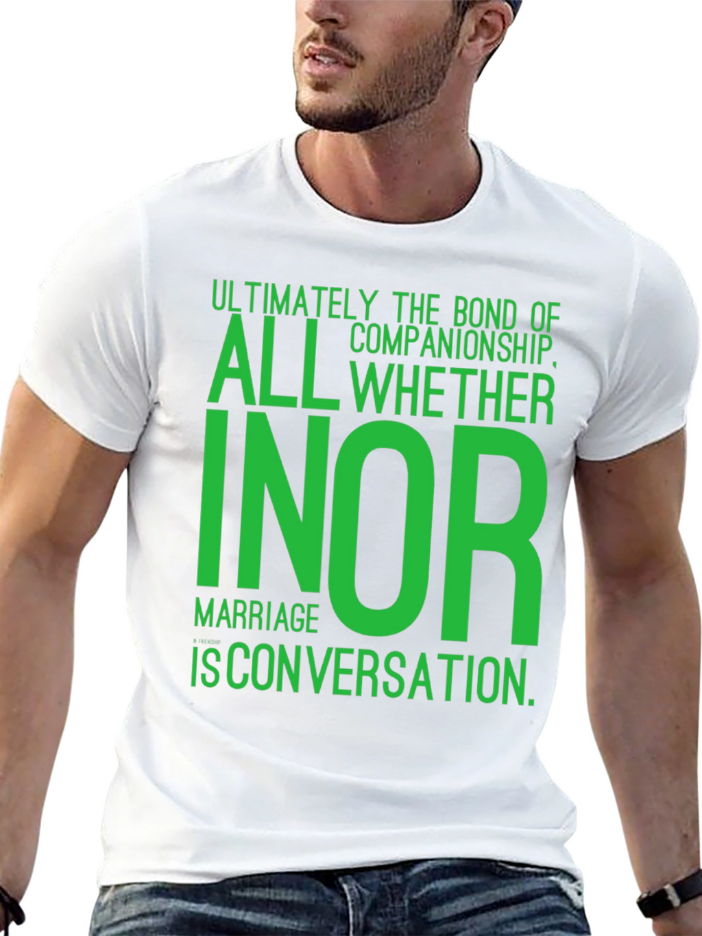 Humorous In or Marriage Graphic Tee
