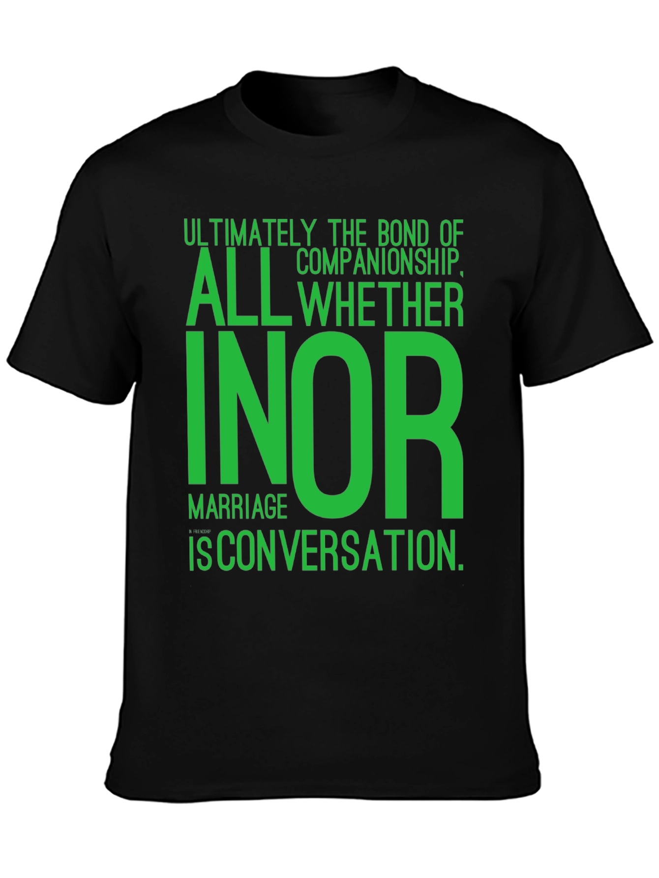 Humorous In or Marriage Graphic Tee