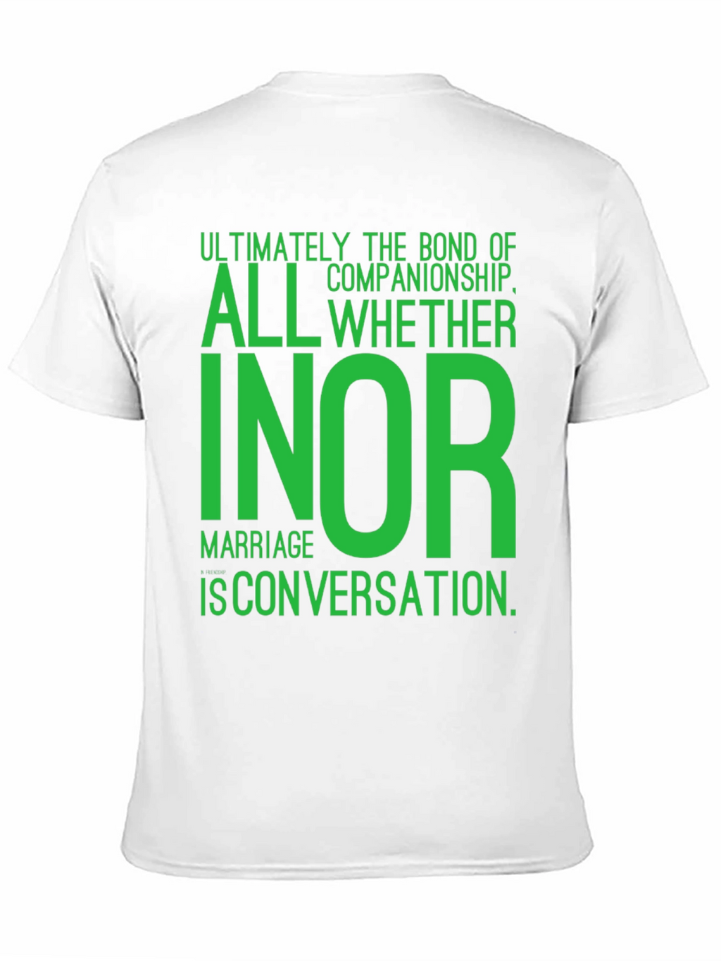 Humorous In or Marriage Graphic Tee
