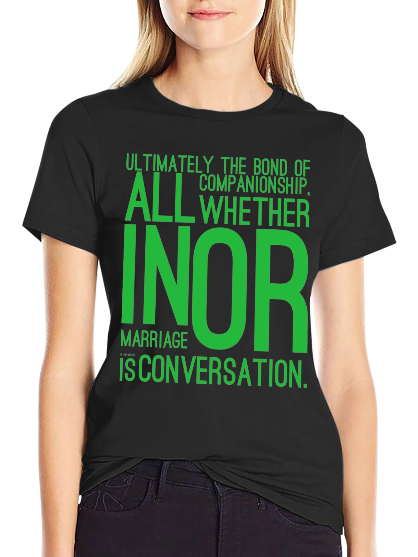 Humorous In or Marriage Graphic Tee