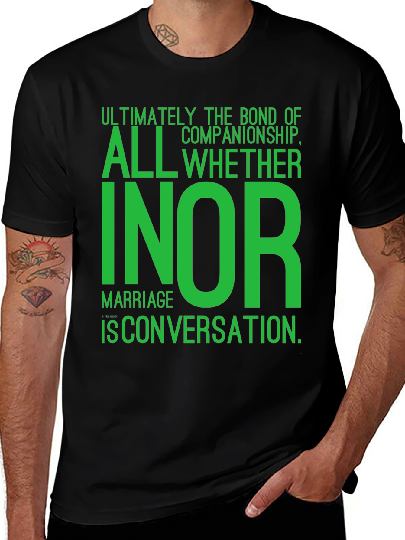 Humorous In or Marriage Graphic Tee