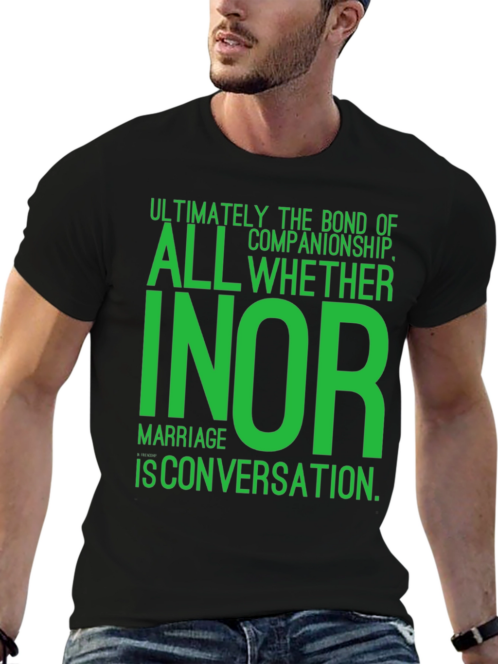 Humorous In or Marriage Graphic Tee