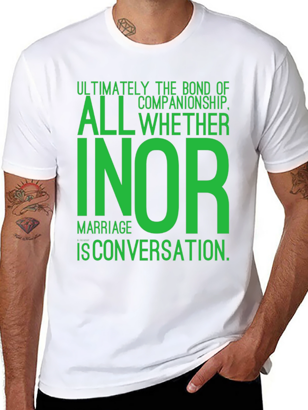 Humorous In or Marriage Graphic Tee
