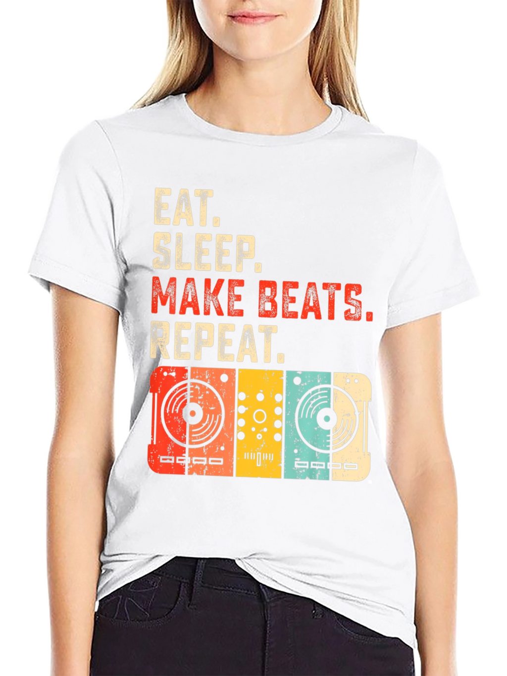 Eat Sleep Make Beats Repeat DJ T-Shirt