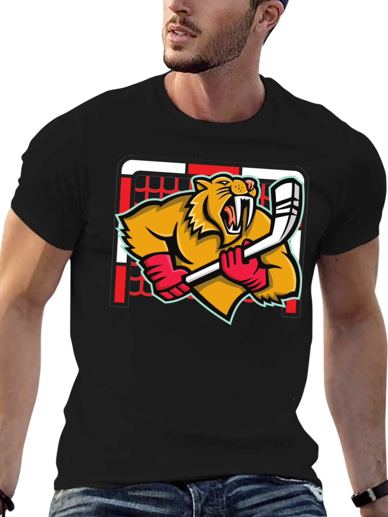 Sabertooth Hockey T-Shirt