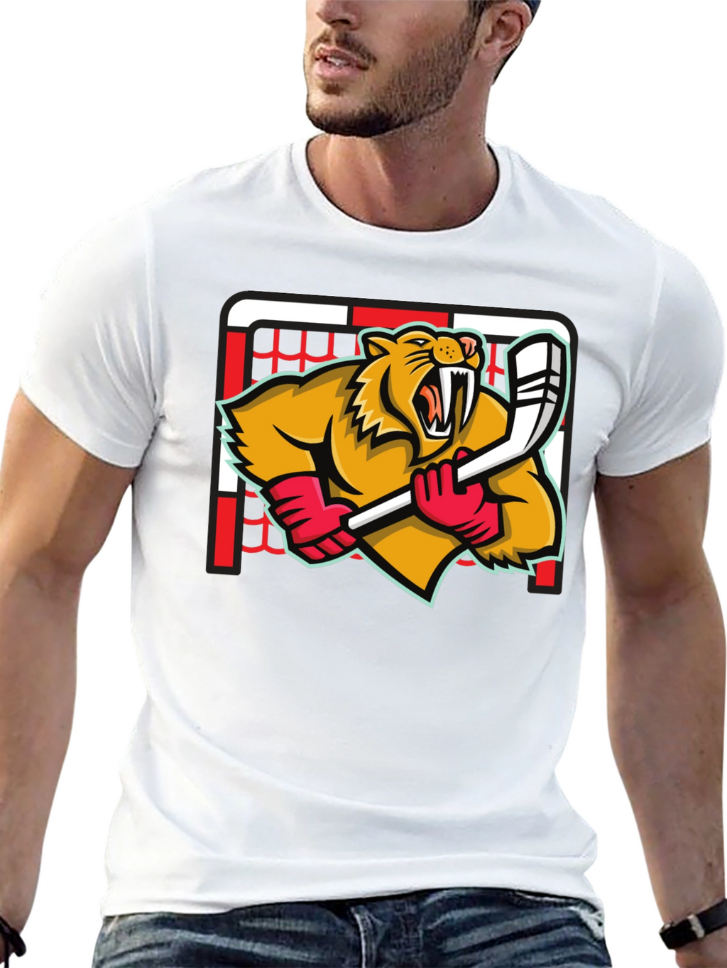 Sabertooth Hockey T-Shirt