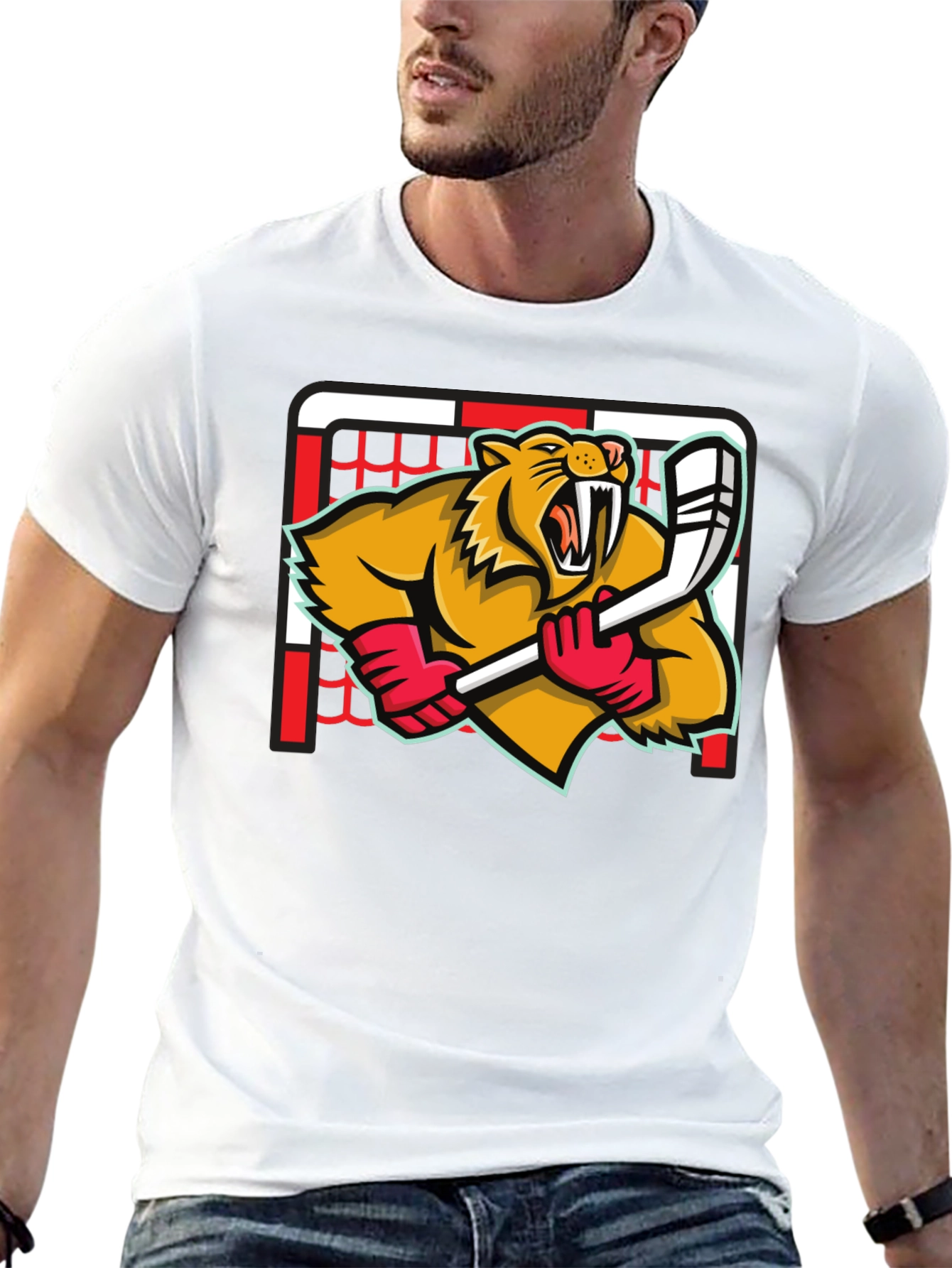 Sabertooth Hockey T-Shirt