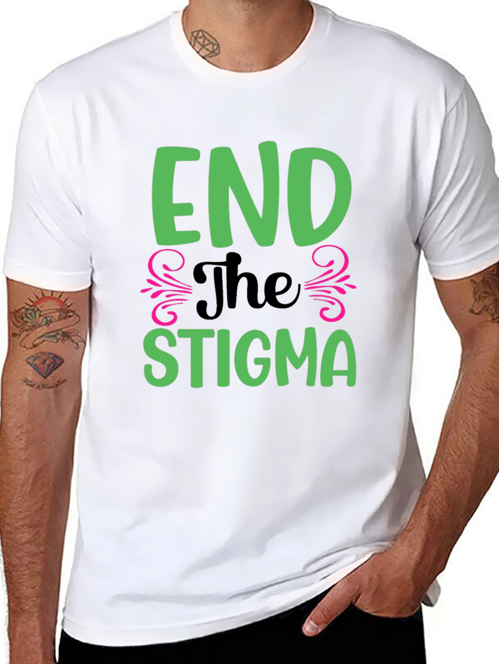 End the Stigma Graphic T-Shirt