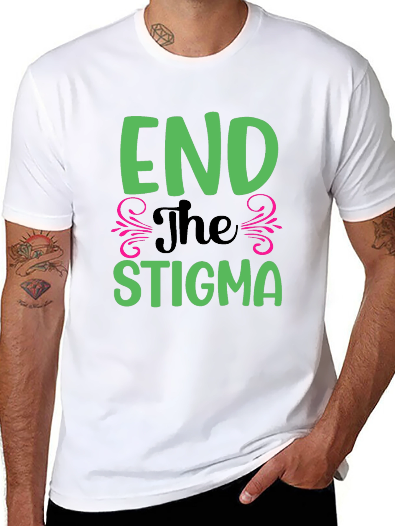 End the Stigma Graphic T-Shirt