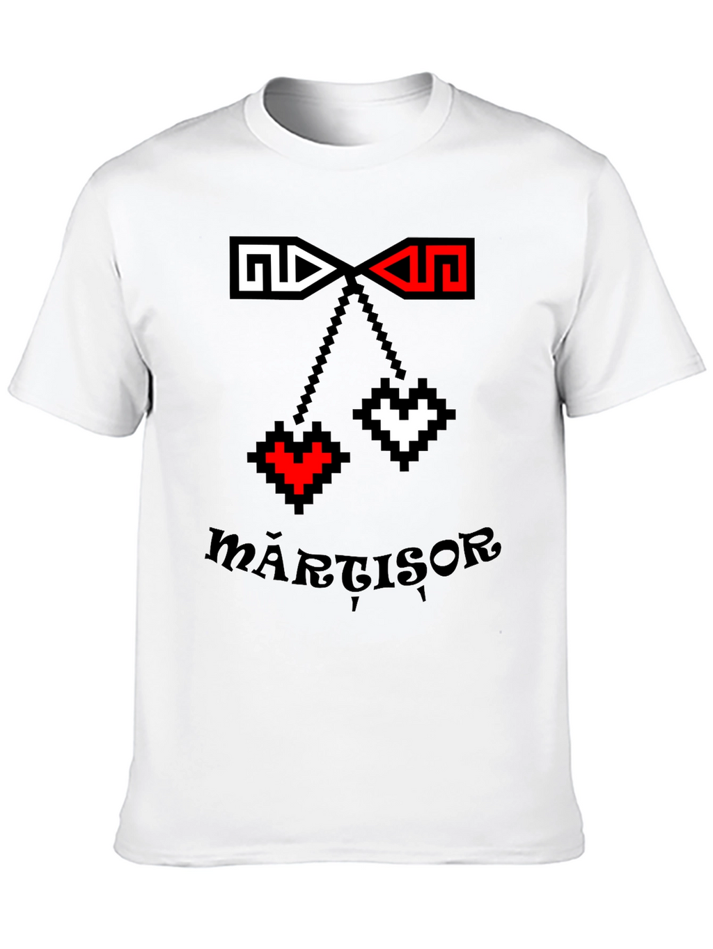 Mărțișor Pixel Art T-Shirt
