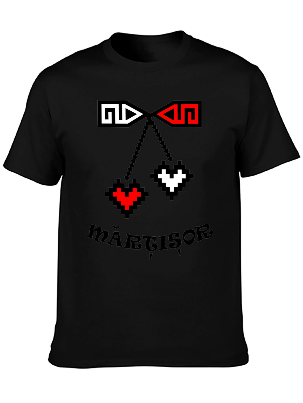 Mărțișor Pixel Art T-Shirt