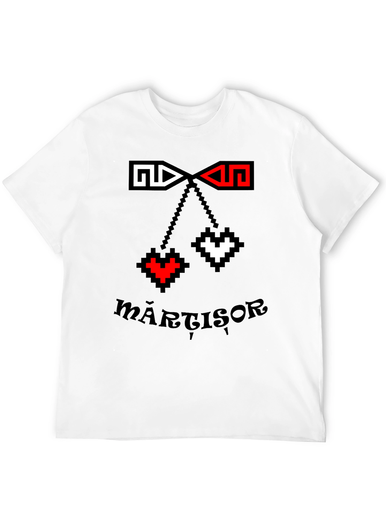 Mărțișor Pixel Art T-Shirt