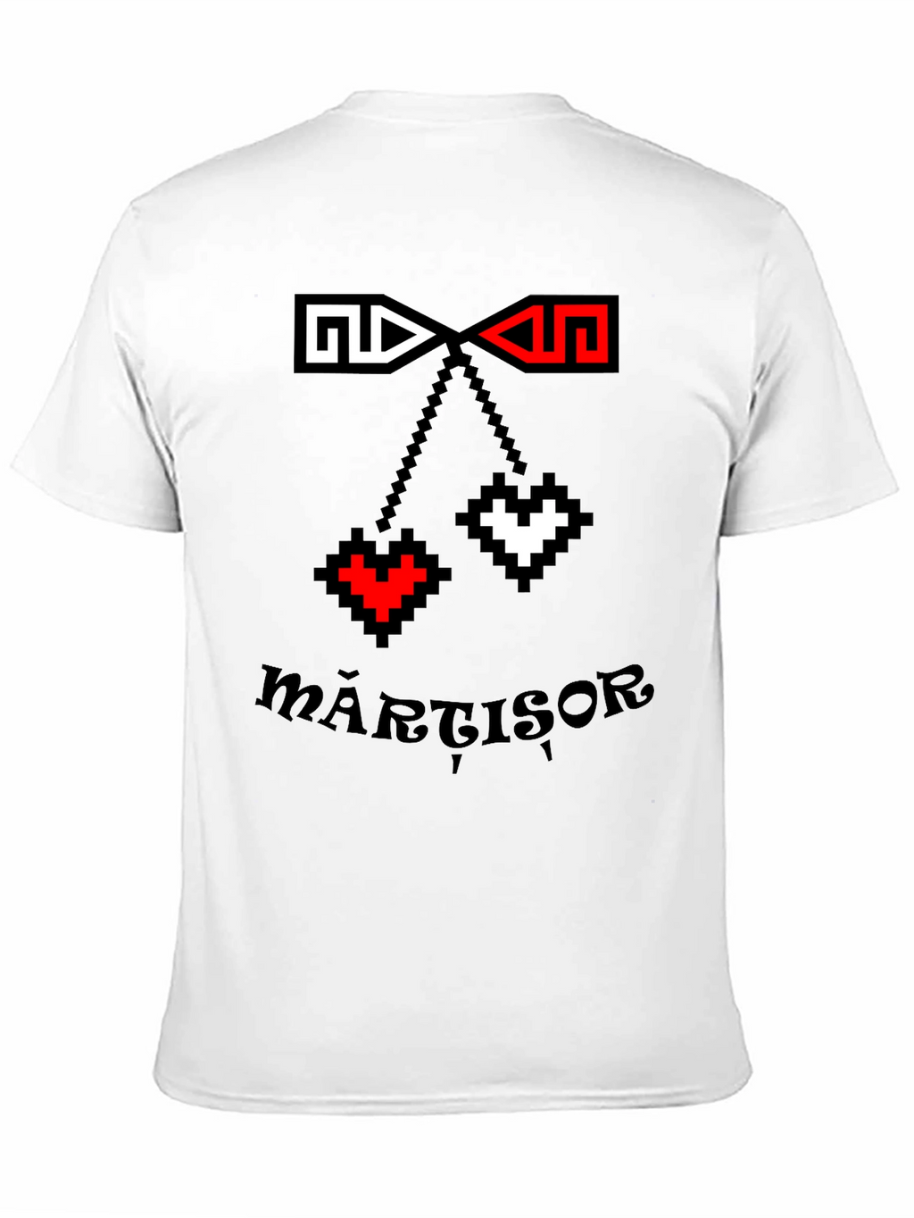 Mărțișor Pixel Art T-Shirt