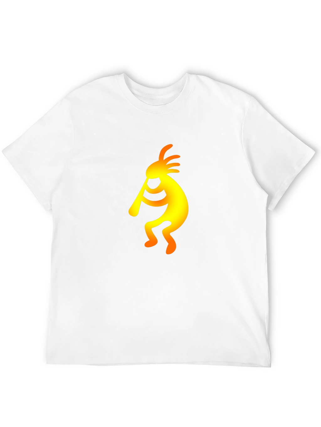 Kokopelli Graphic Tee - Black Cotton T-Shirt