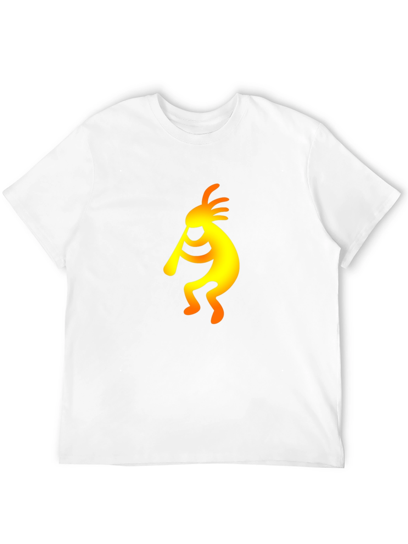 Kokopelli Graphic Tee - Black Cotton T-Shirt