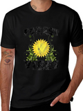 Forest Vibes Graphic T-Shirt - Black