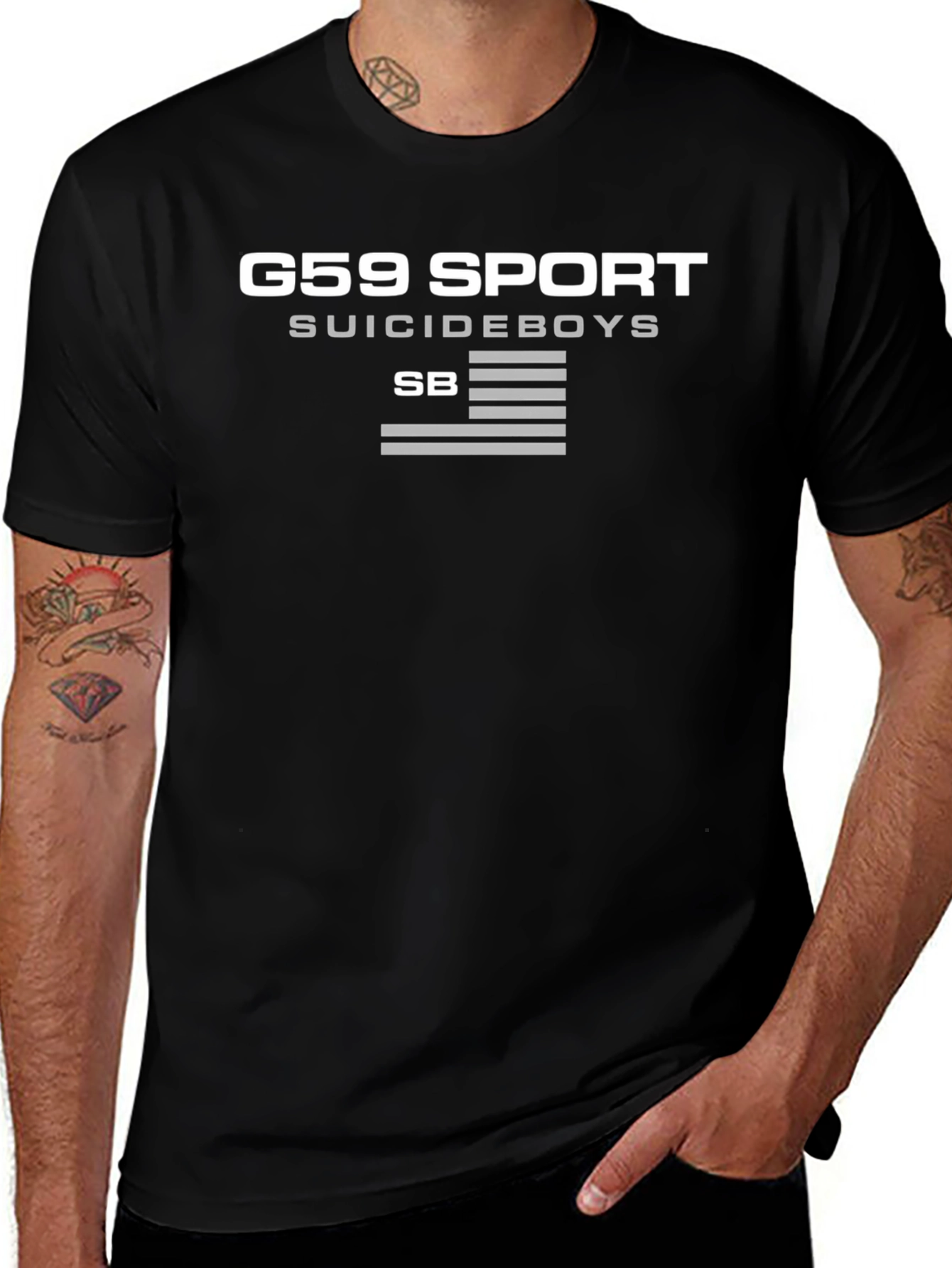 G59 Sport Suicideboys Black Graphic T-Shirt