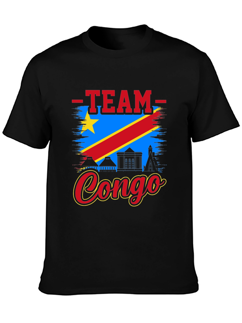 Team Congo Black T-Shirt
