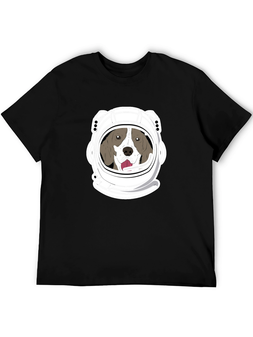 Dog Astronaut Graphic T-Shirt