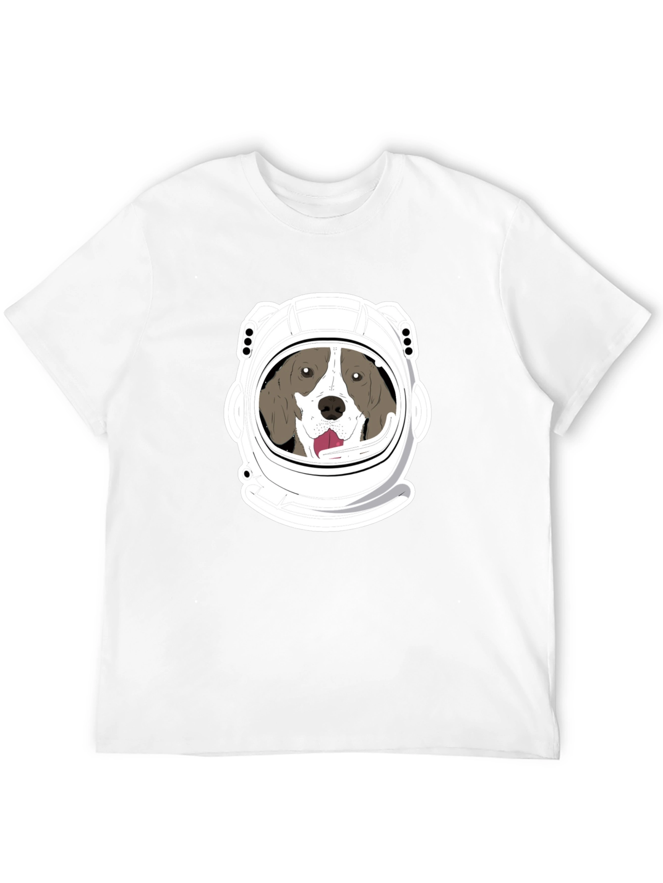Dog Astronaut Graphic T-Shirt