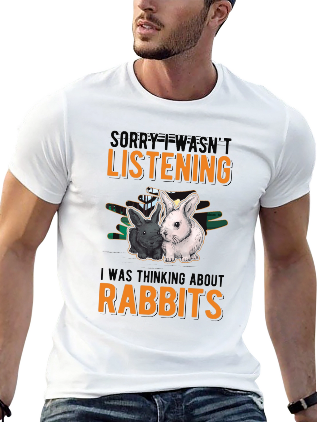 Rabbit T-Shirt - Funny Animal Lover Tee