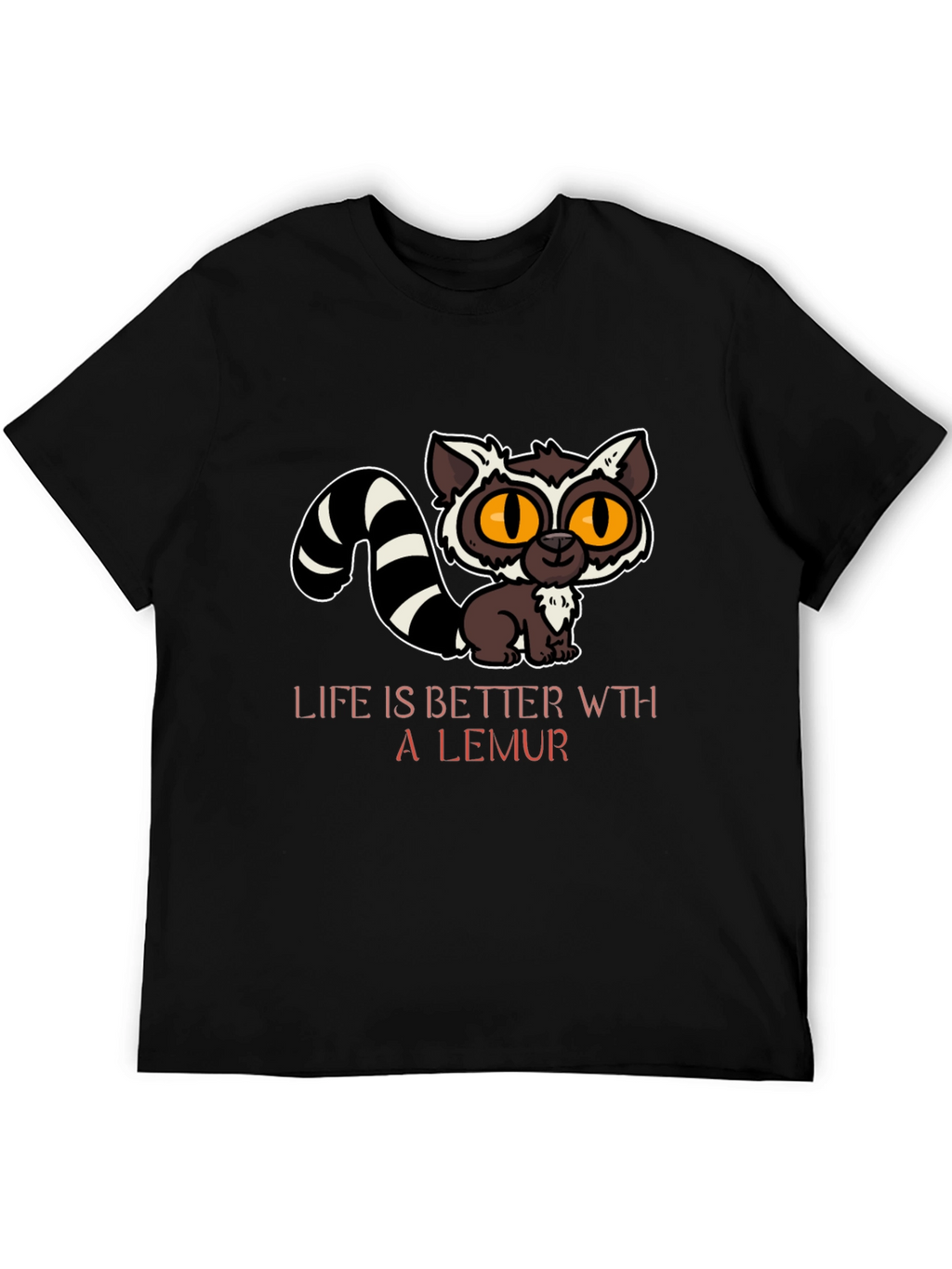 Cute Lemur Graphic T-Shirt