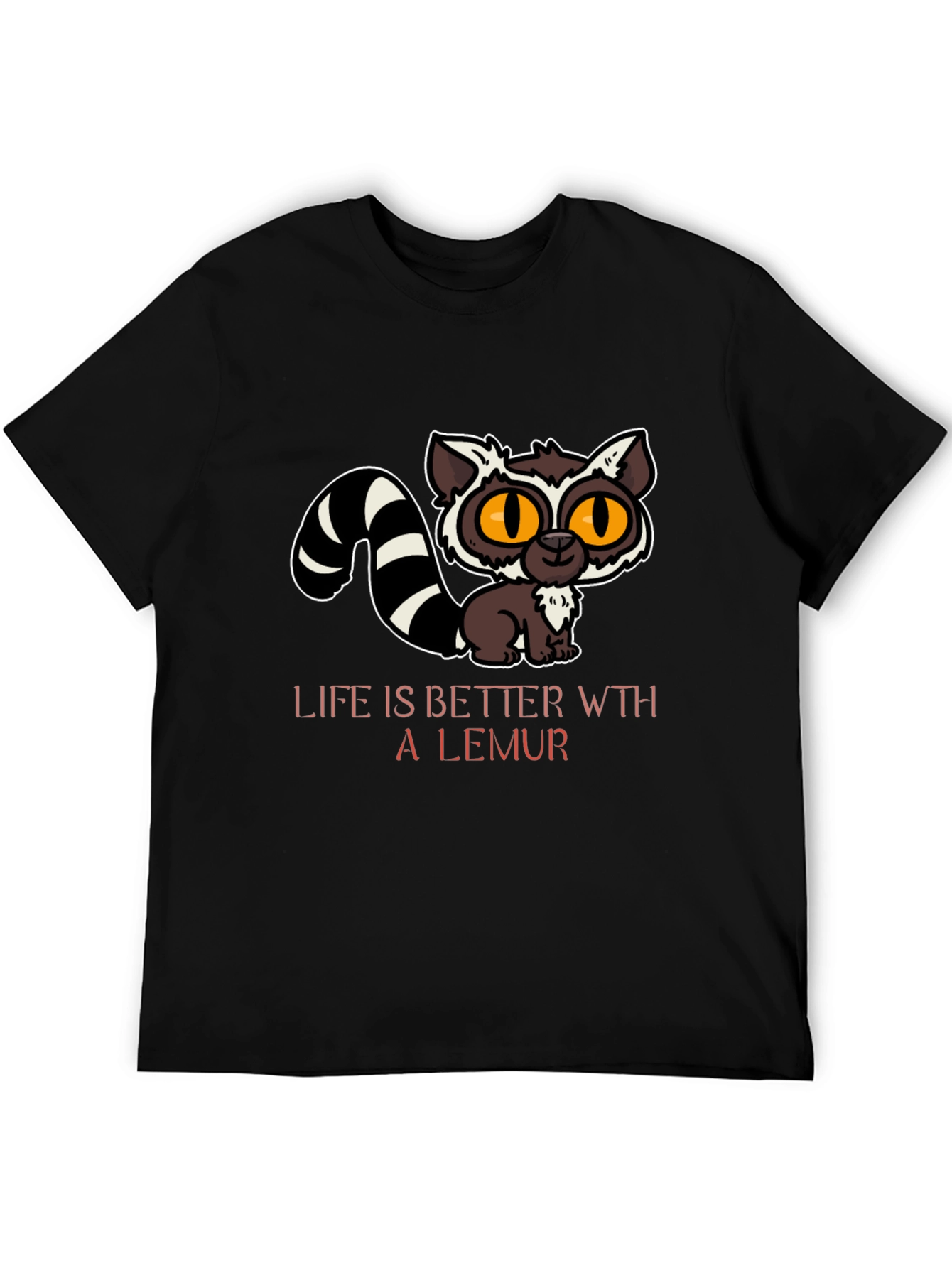 Cute Lemur Graphic T-Shirt