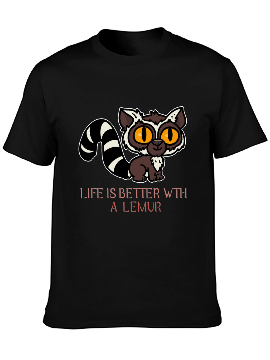 Cute Lemur Graphic T-Shirt