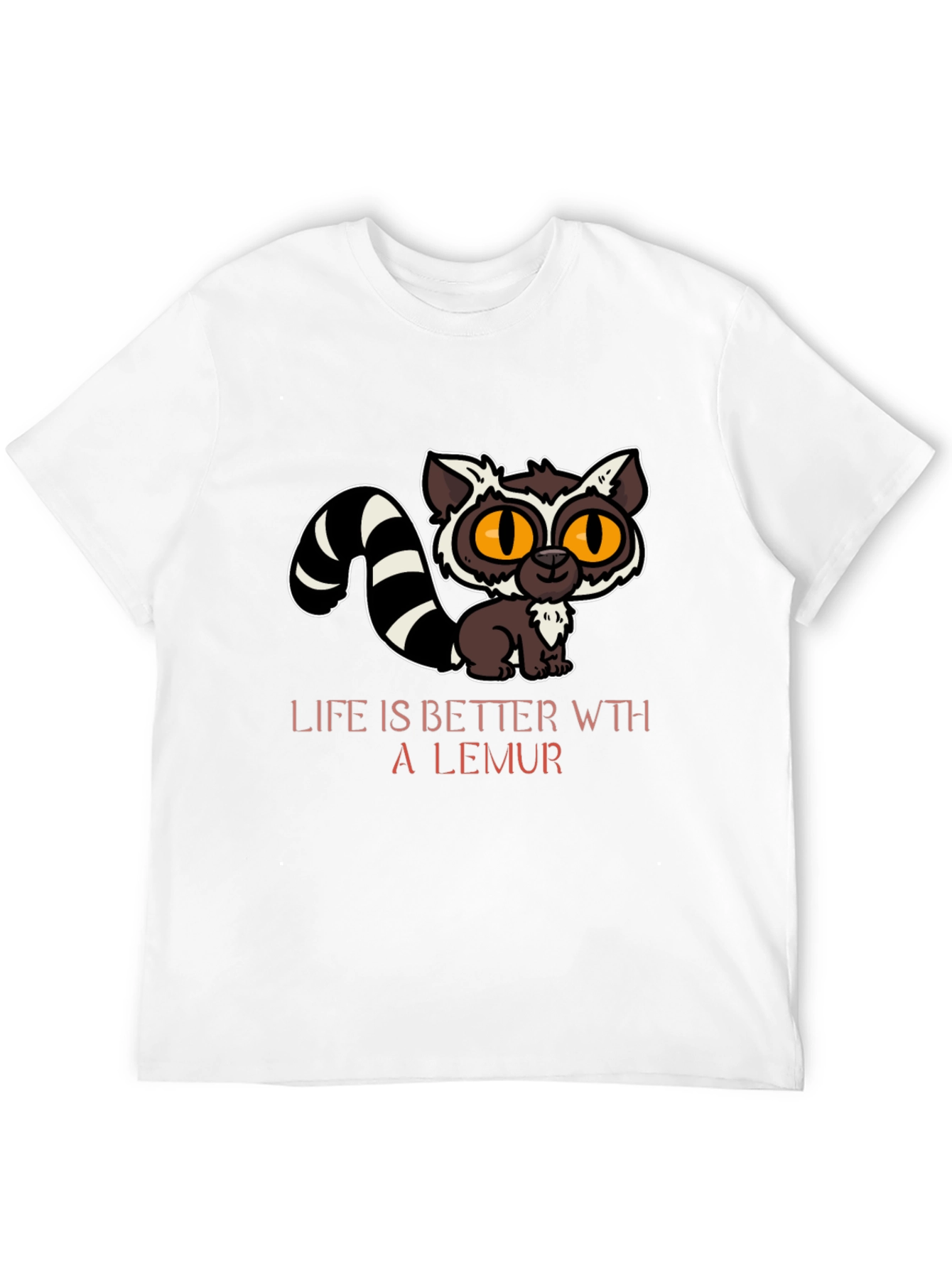 Cute Lemur Graphic T-Shirt