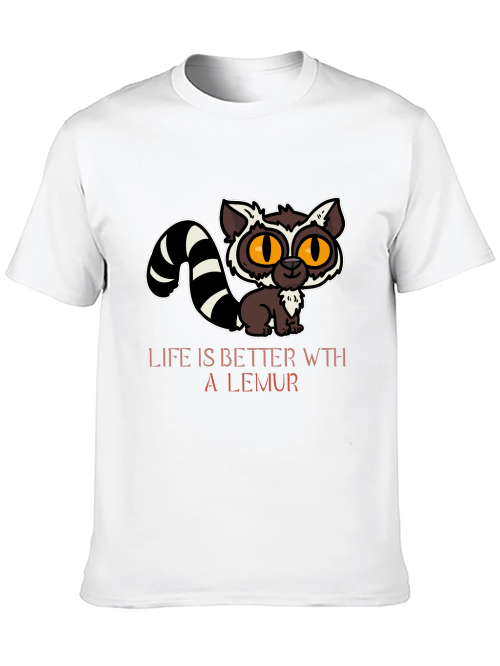 Cute Lemur Graphic T-Shirt