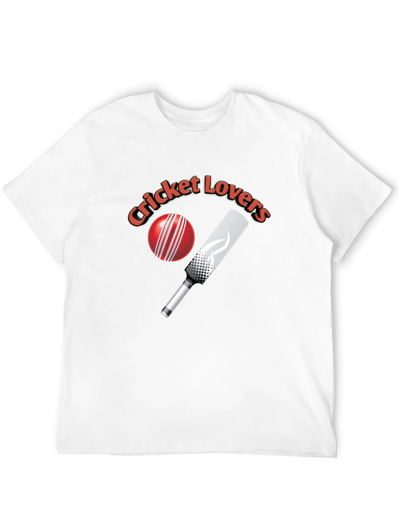 Cricket Lovers Black T-Shirt