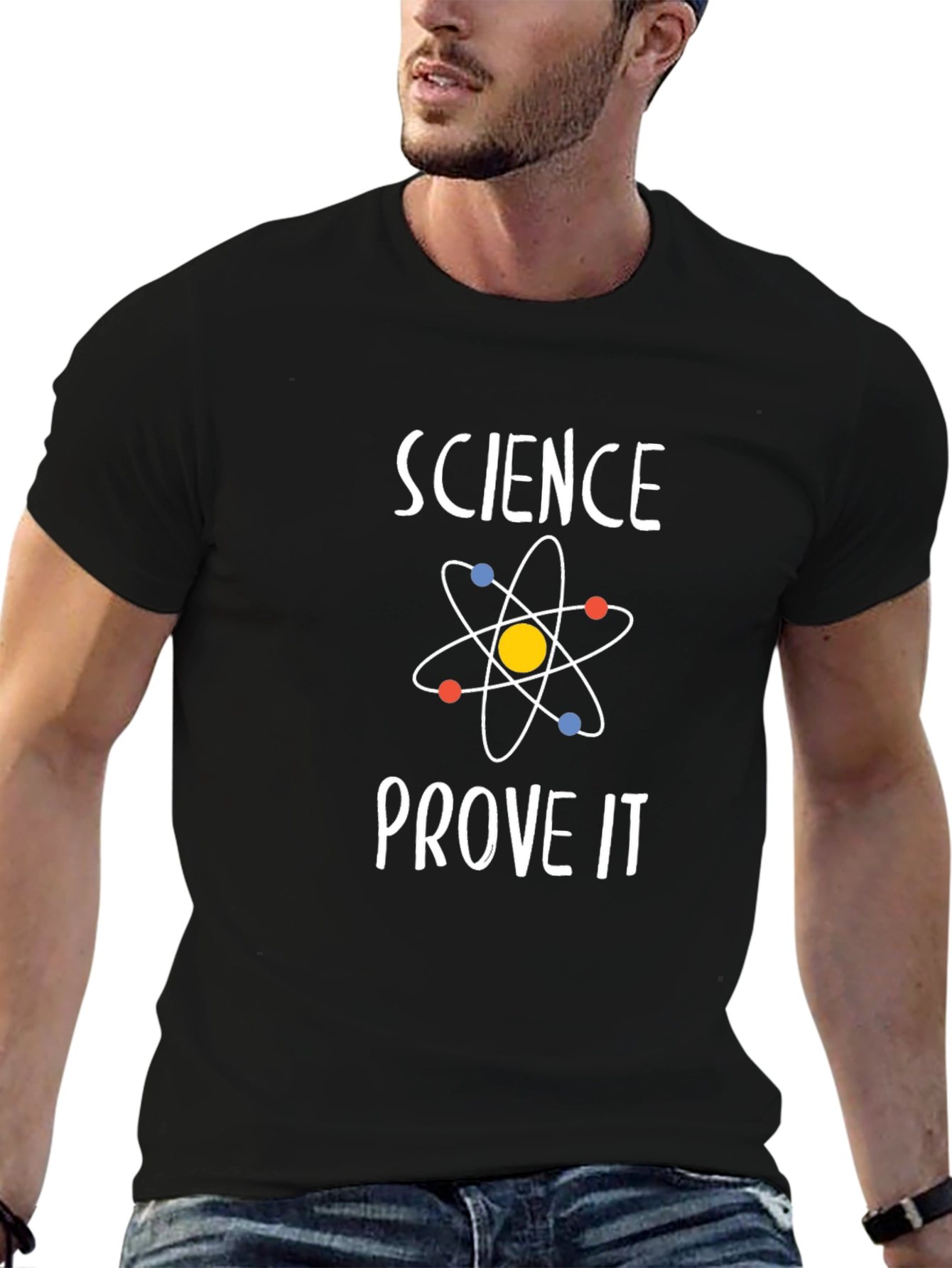 Science Prove It T-Shirt - Black Soft Cotton Blend