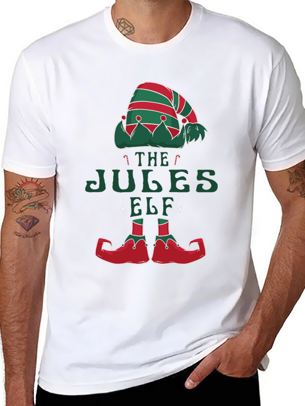 The Jules Elf Christmas T-Shirt Holiday Gift