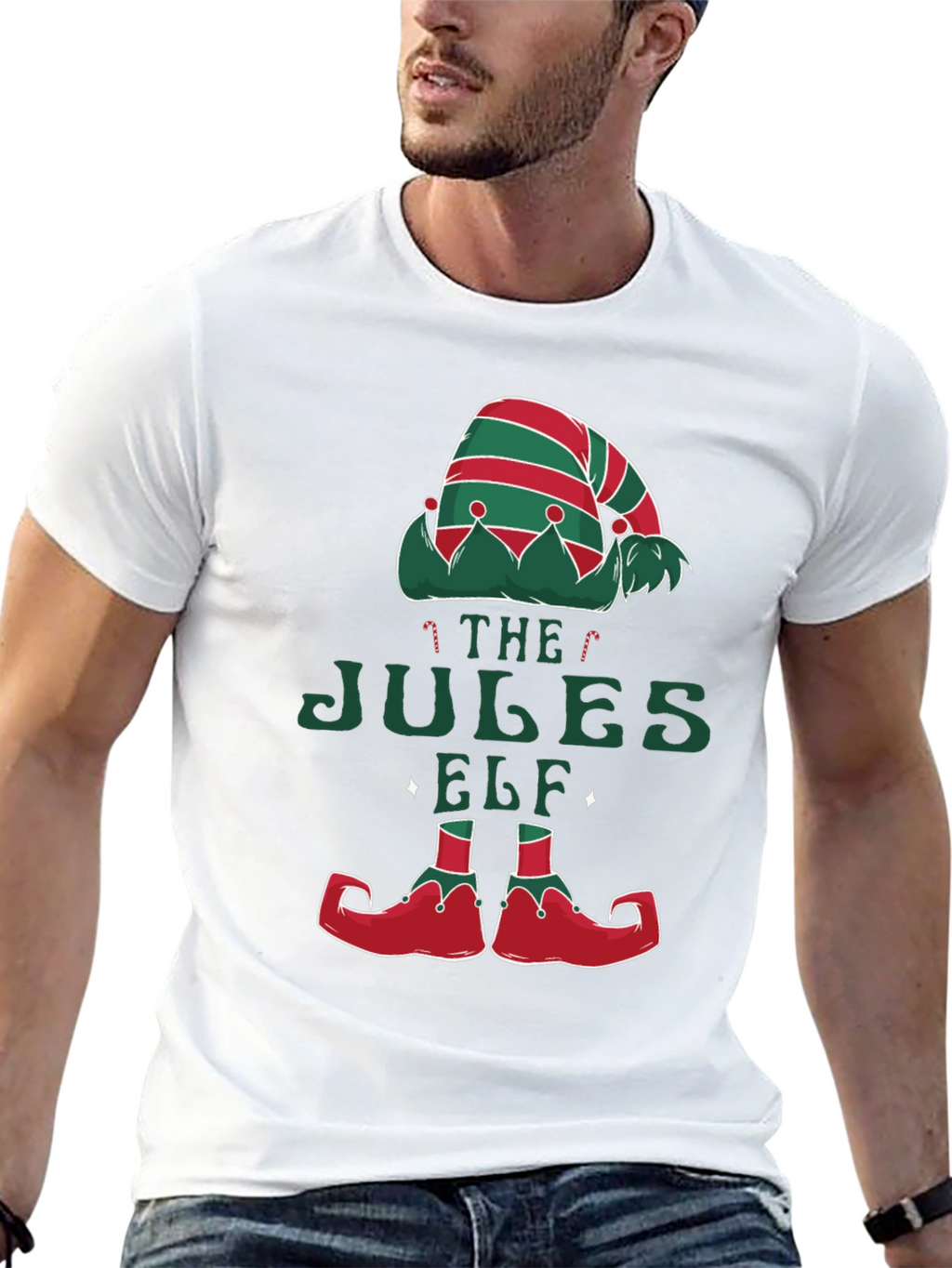 The Jules Elf Christmas T-Shirt Holiday Gift