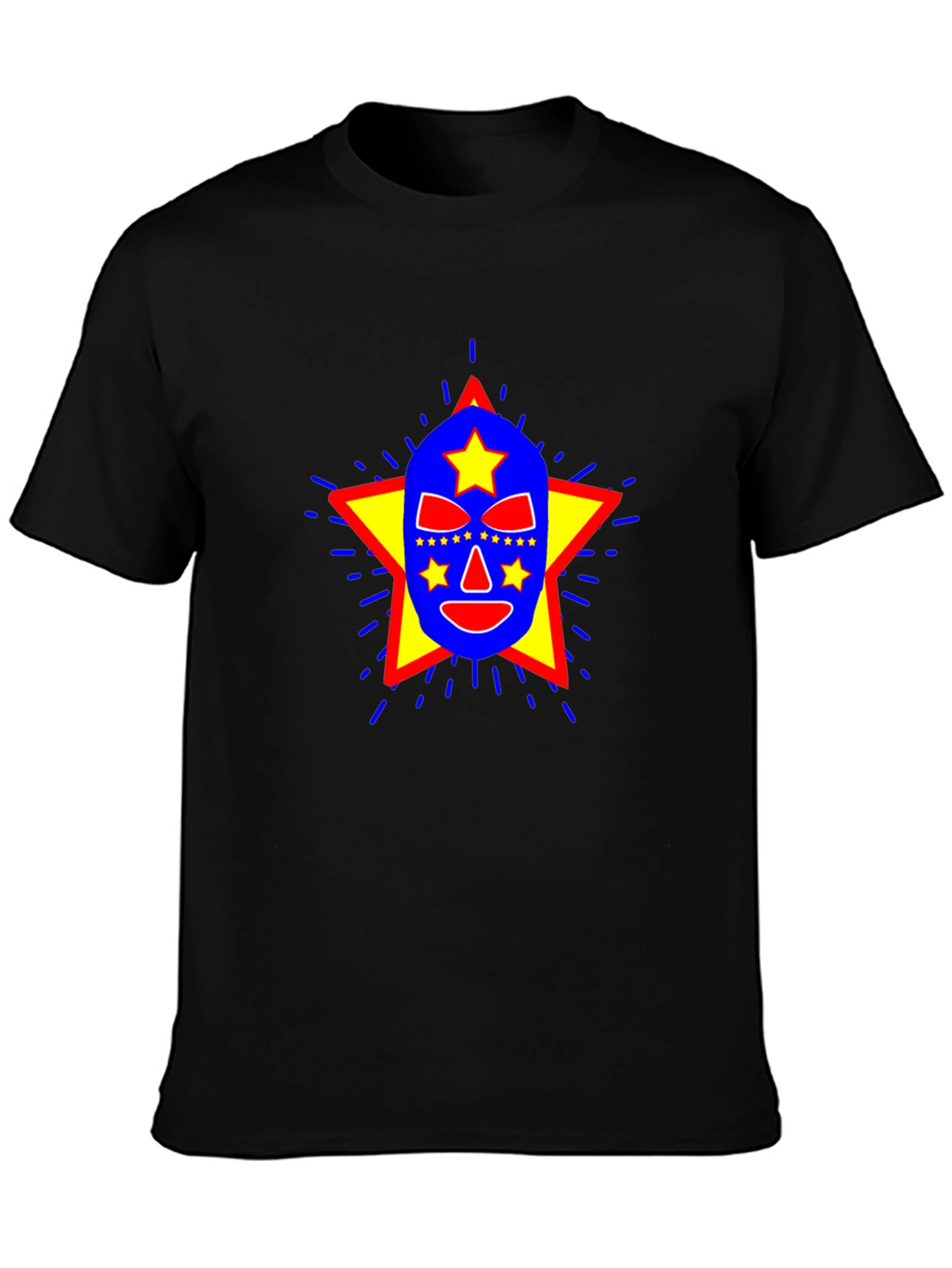 Lucha Libre Mask Graphic T-Shirt