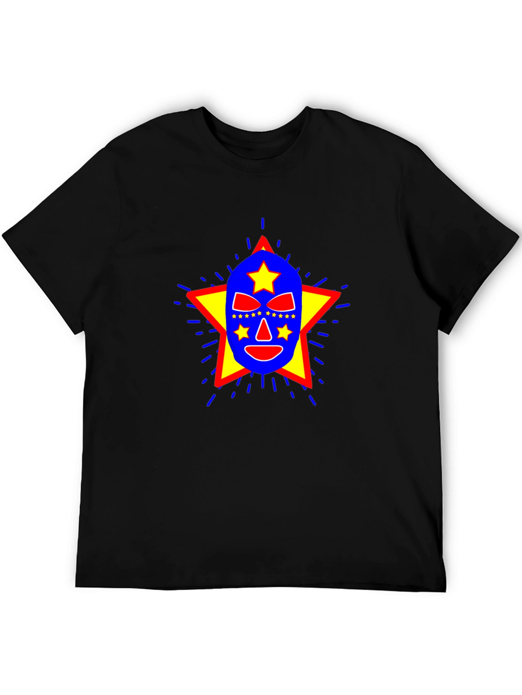 Lucha Libre Mask Graphic T-Shirt