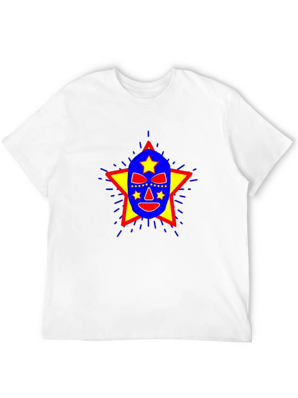 Lucha Libre Mask Graphic T-Shirt