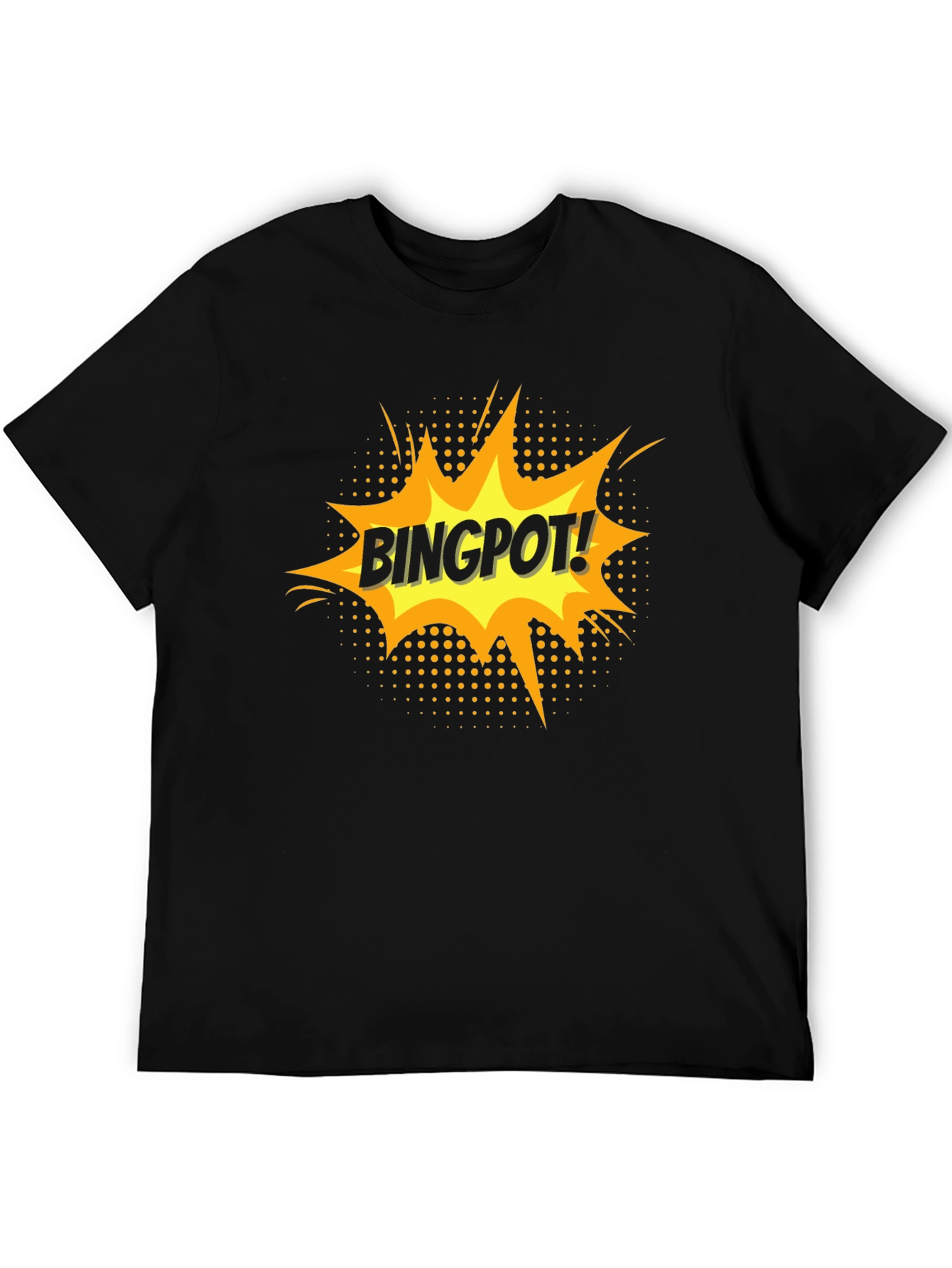 BINGPOT! T-Shirt - Comic Style Black Tee