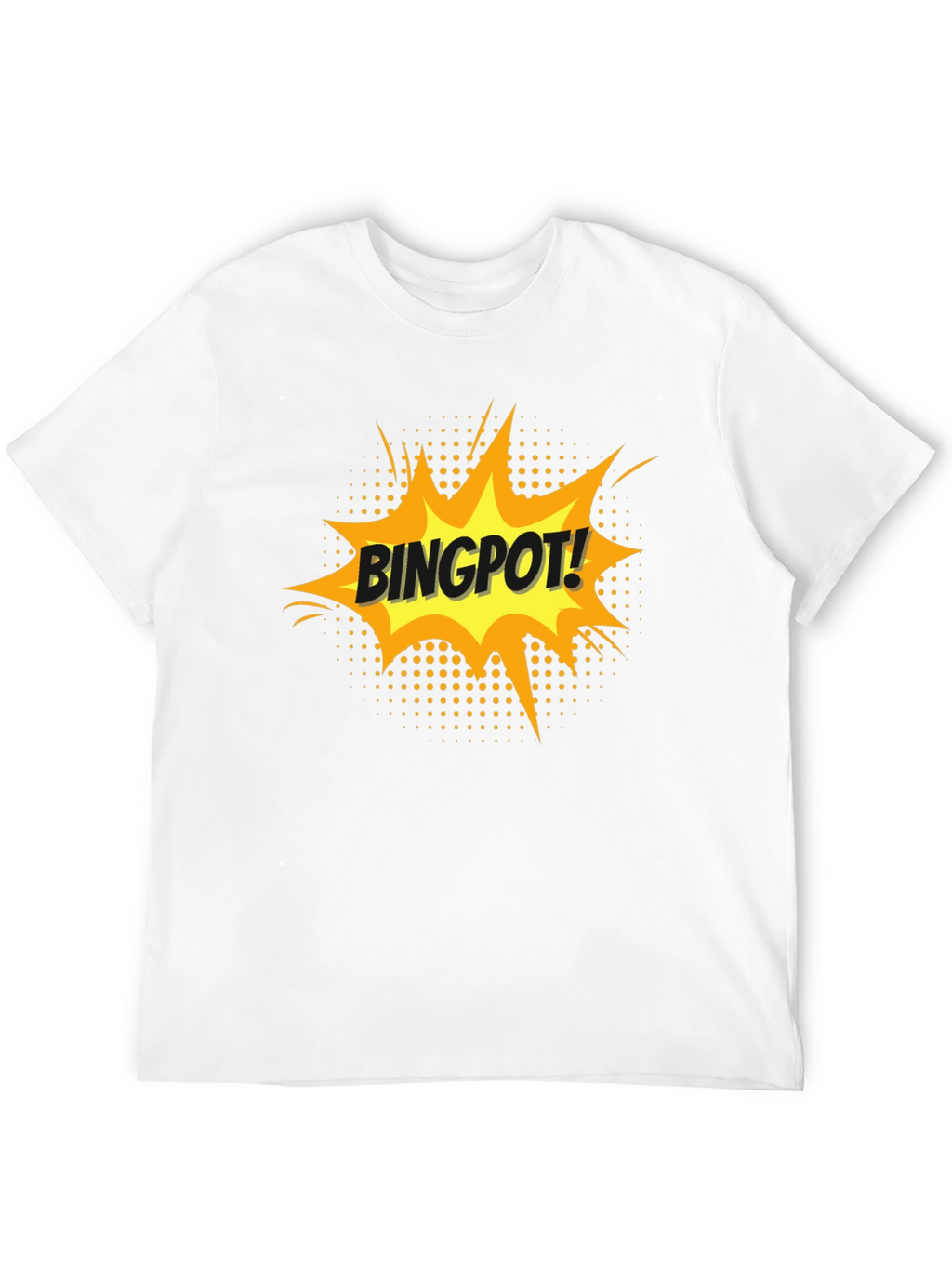 BINGPOT! T-Shirt - Comic Style Black Tee