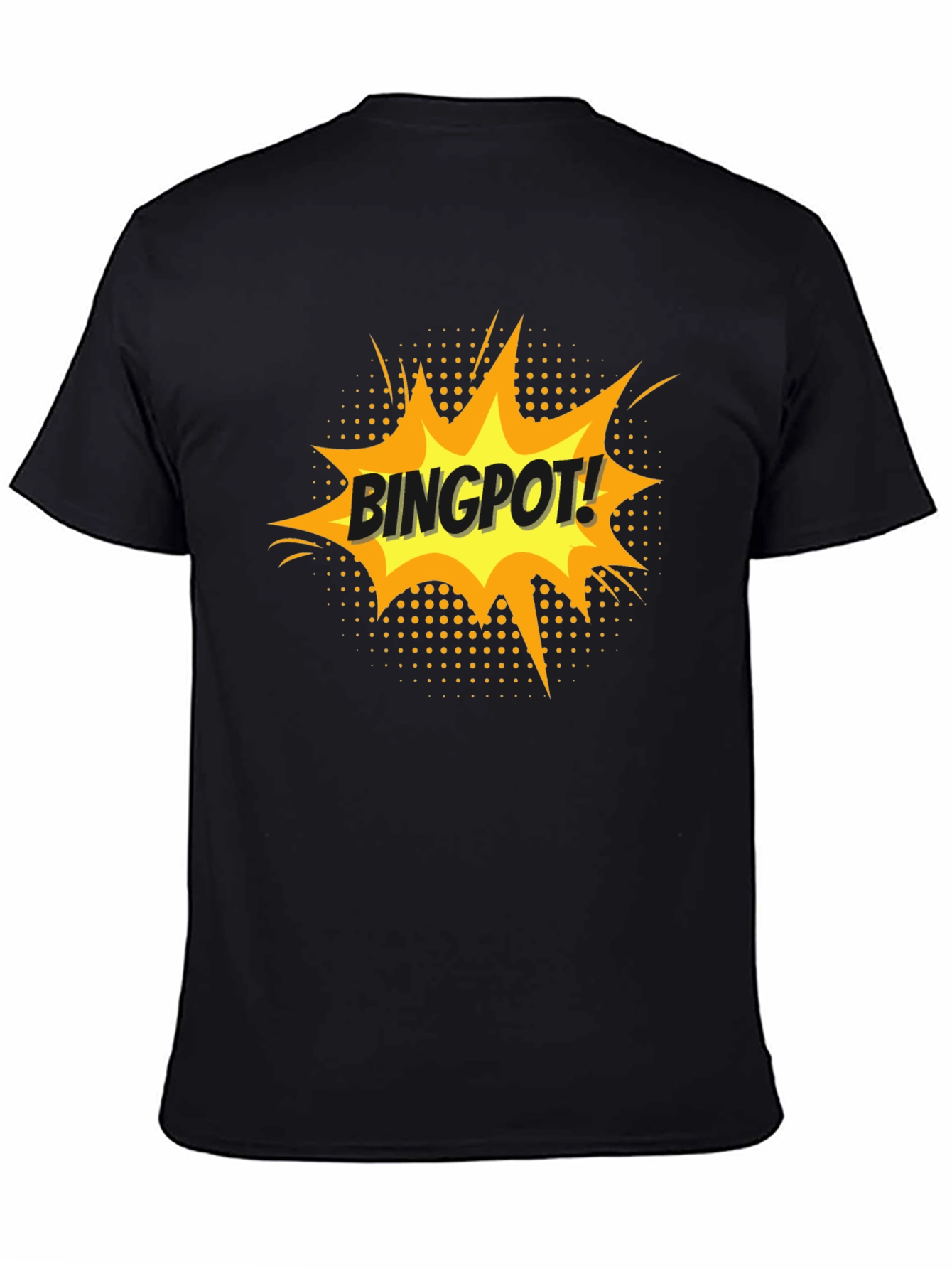 BINGPOT! T-Shirt - Comic Style Black Tee
