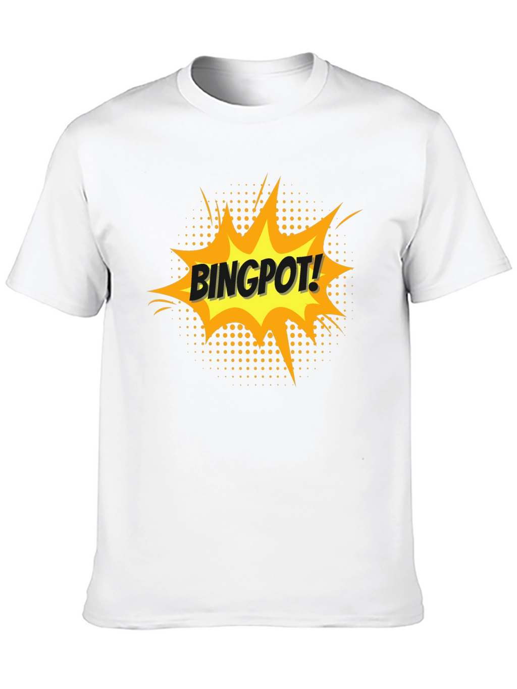 BINGPOT! T-Shirt - Comic Style Black Tee