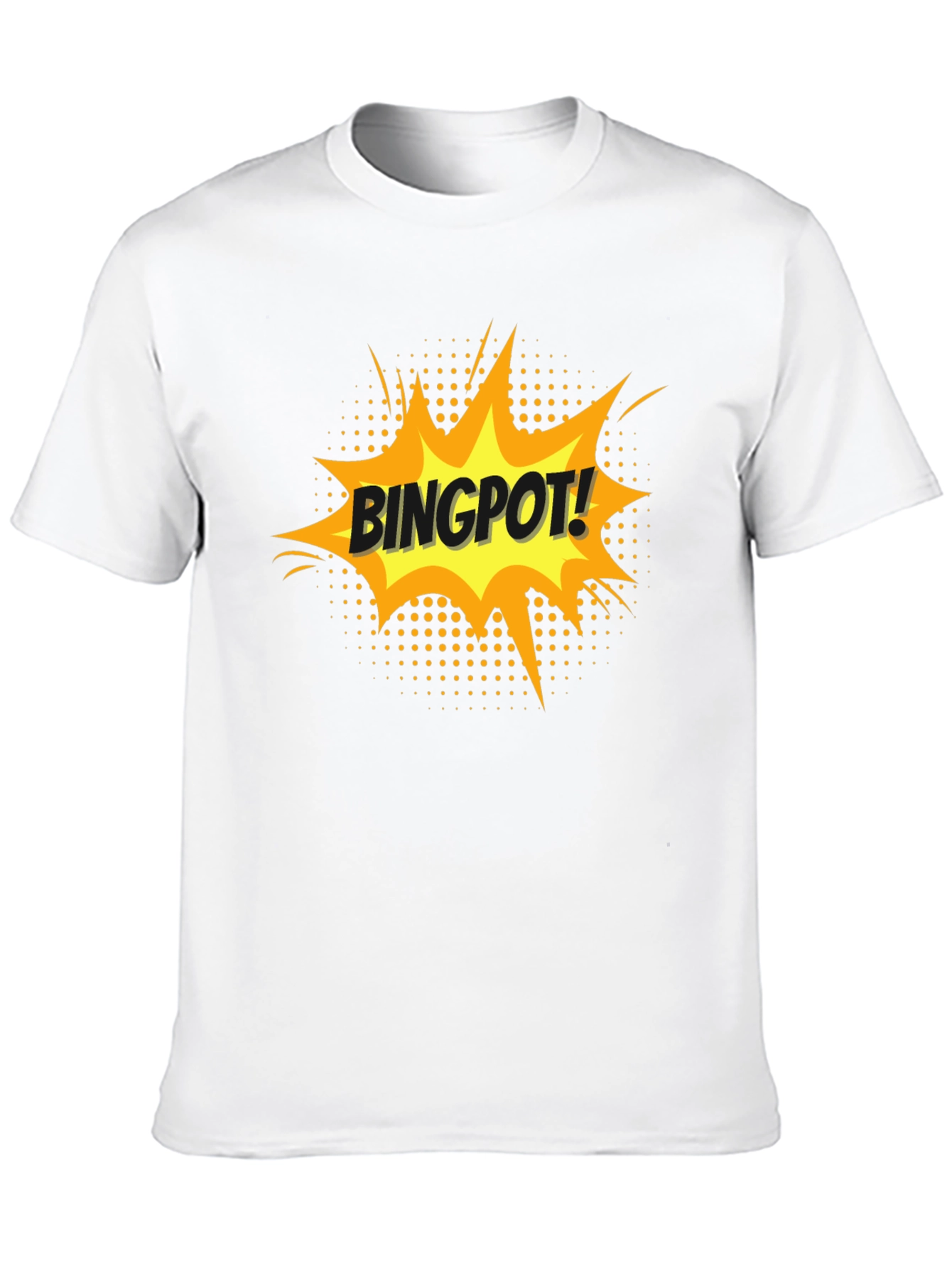BINGPOT! T-Shirt - Comic Style Black Tee