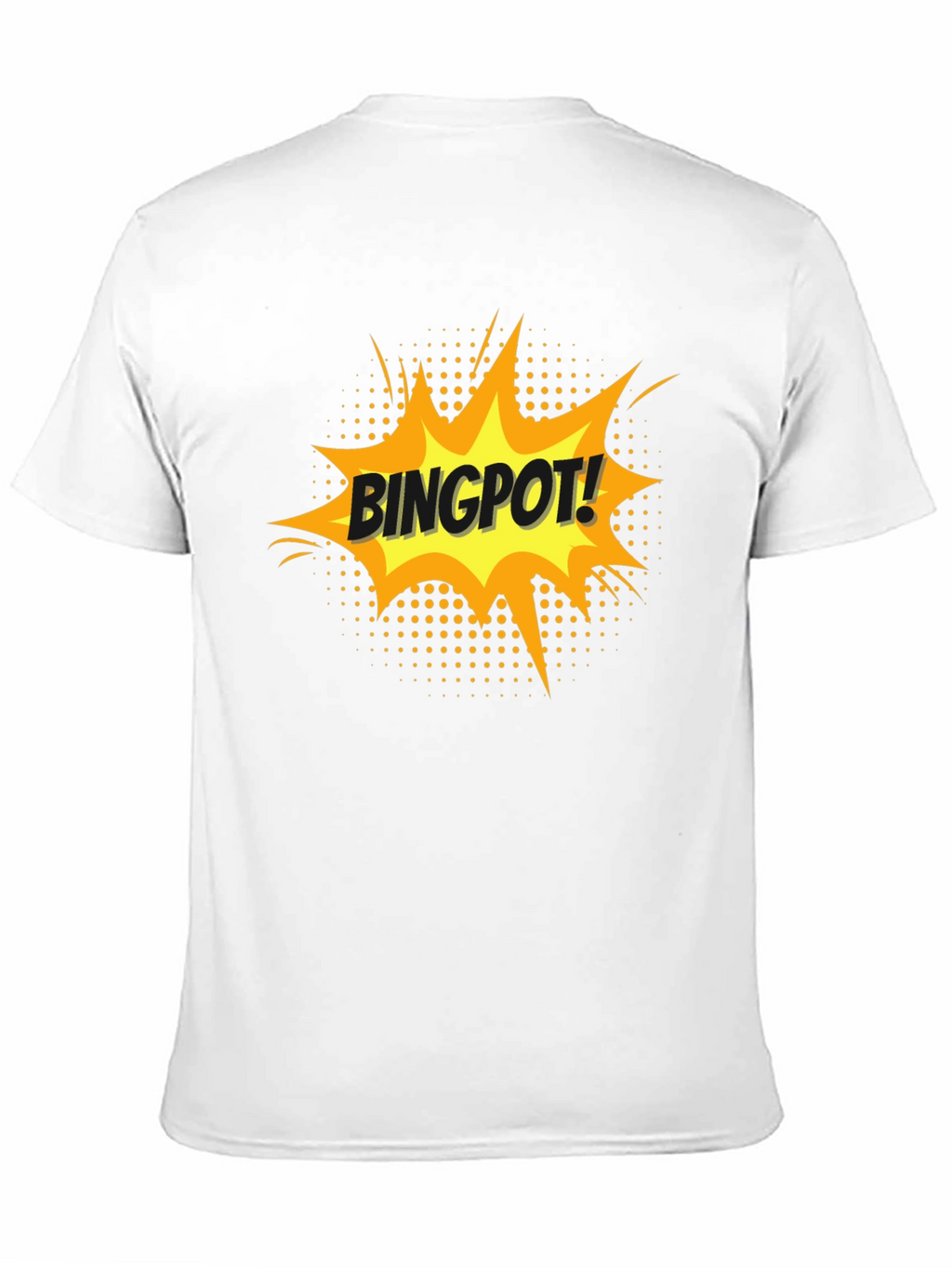 BINGPOT! T-Shirt - Comic Style Black Tee