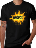 BINGPOT! T-Shirt - Comic Style Black Tee